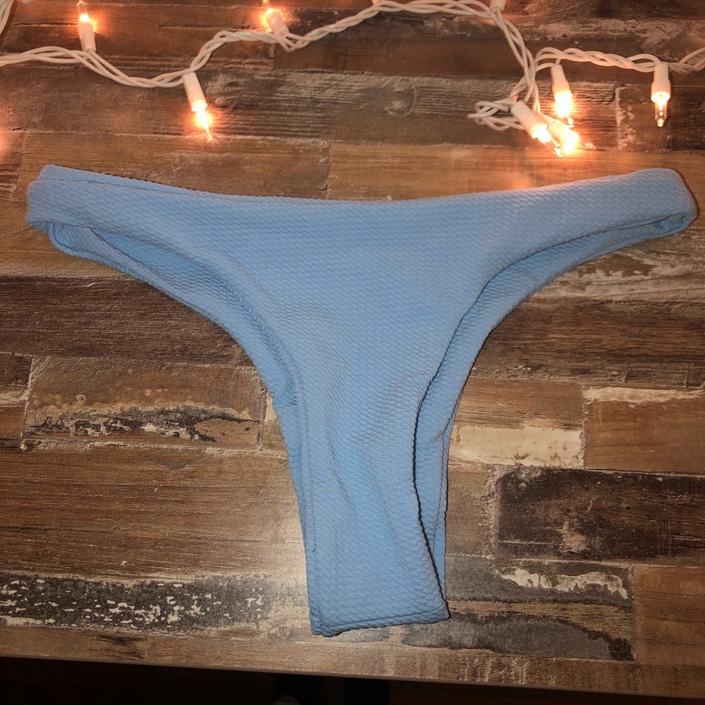 ROMWE blue swimsuit bottoms